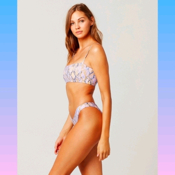 L*Space Rebel Cabana Bikini Set Serpentina Snake - Picture 4 of 16